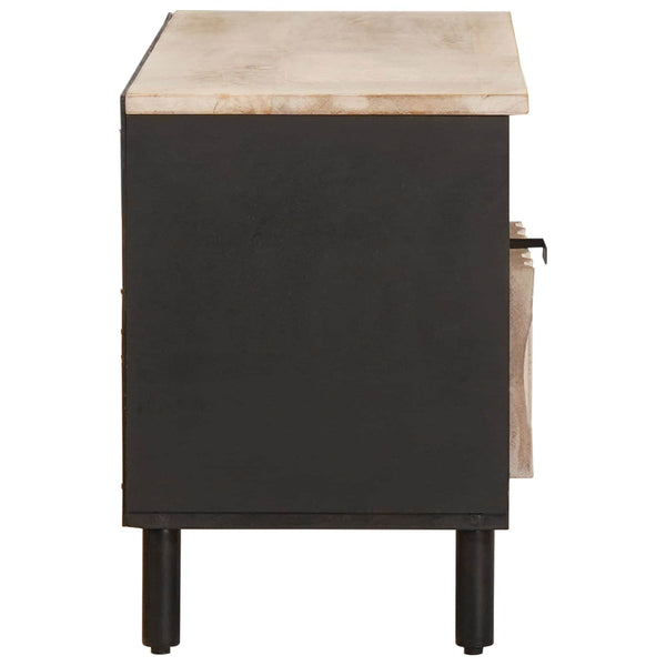 TV-Schrank Weiß Gewaschen 100 cm