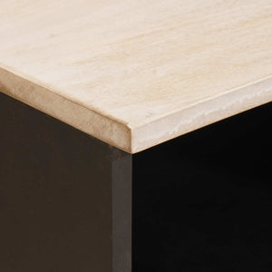 TV-Schrank, Weiß gewaschen, 80 cm