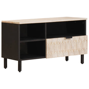 TV-Schrank, Weiß gewaschen, 80 cm