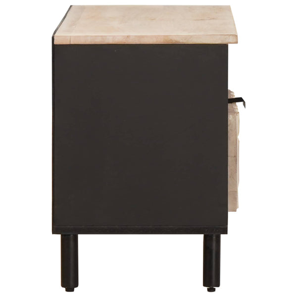 TV-Schrank, Weiß gewaschen, 80 cm
