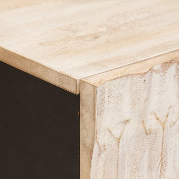 Sideboard Weiß Gewaschen 40x33x75 cm