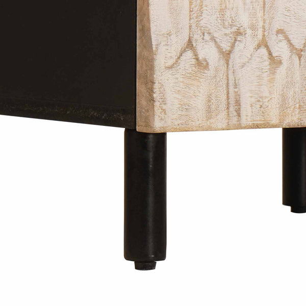 Sideboard Weiß Gewaschen 40x33x75 cm