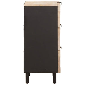 Sideboard Weiß Gewaschen 40x33x75 cm