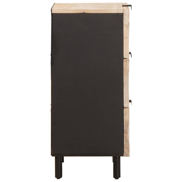 Sideboard Weiß Gewaschen 40x33x75 cm
