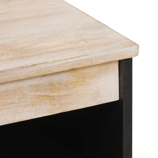Sideboard Weiß gewaschen 60x33x75 cm