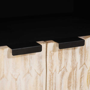 Sideboard Weiß gewaschen 60x33x75 cm