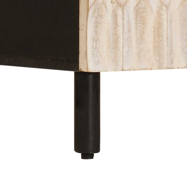 Sideboard Weiß gewaschen 60x33x75 cm