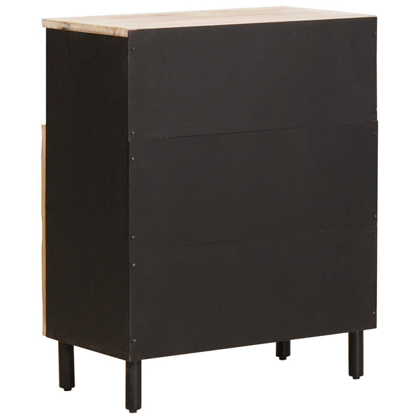 Sideboard Weiß gewaschen 60x33x75 cm