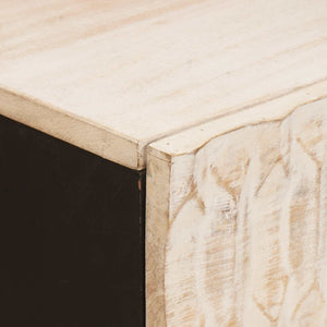 Sideboard Weiß Gewaschen 80x33x75 cm