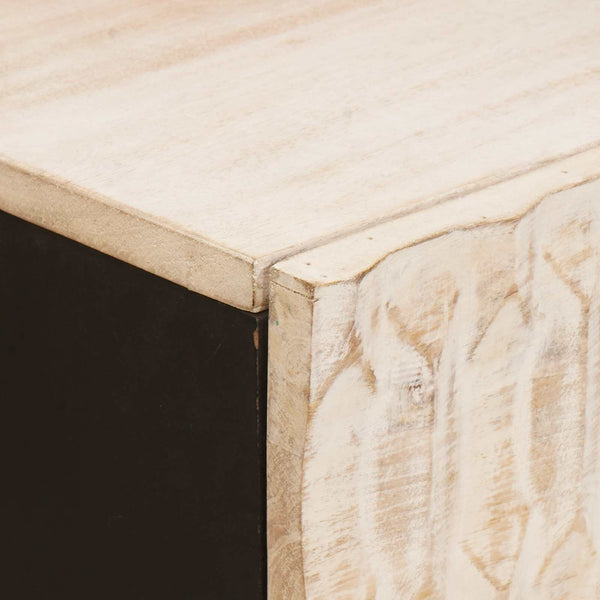 Sideboard Weiß Gewaschen 80x33x75 cm