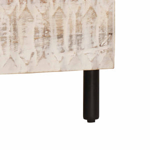 Sideboard Weiß Gewaschen 80x33x75 cm