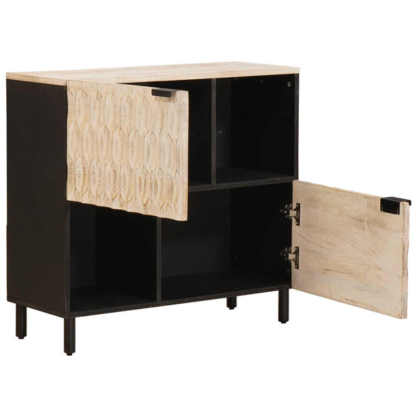 Sideboard Weiß Gewaschen 80x33x75 cm