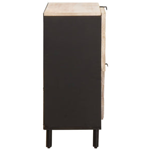 Sideboard Weiß Gewaschen 80x33x75 cm