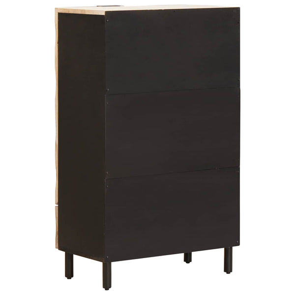 Highboard Weiß Gewaschen 60x33x100cm
