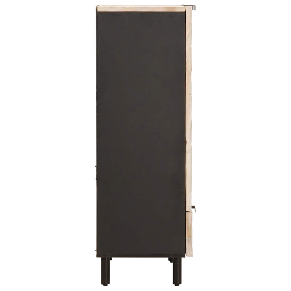 Highboard Weiß Gewaschen 60x33x100cm