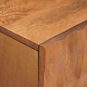 Meuble TV vidaXL avec étagère en acacia marron 105 x 33 x 46 cm