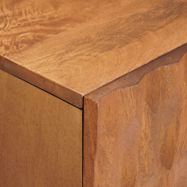 Meuble TV vidaXL avec étagère en acacia marron 105 x 33 x 46 cm