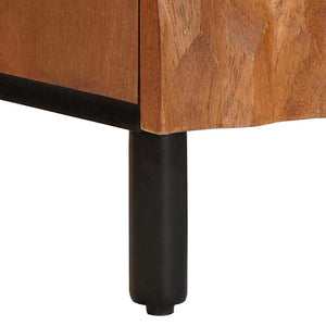 Meuble TV vidaXL avec étagère en acacia marron 105 x 33 x 46 cm