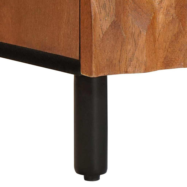 Meuble TV vidaXL avec étagère en acacia marron 105 x 33 x 46 cm