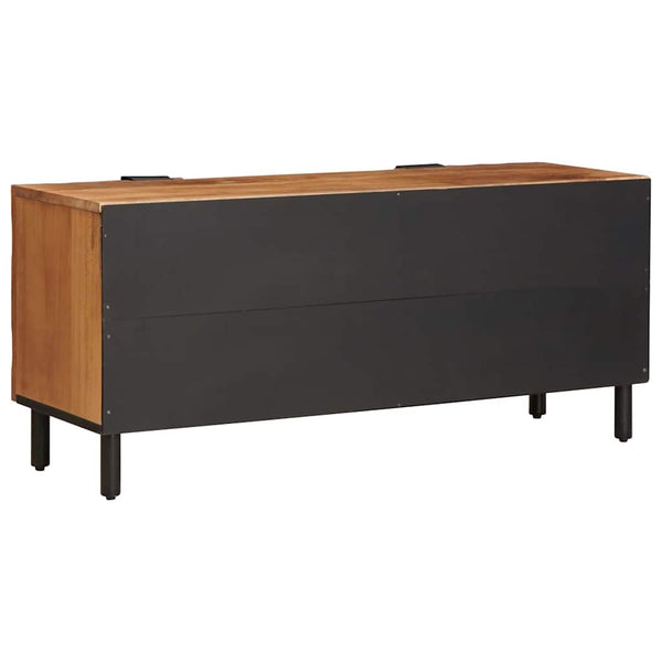 Meuble TV vidaXL avec étagère en acacia marron 105 x 33 x 46 cm