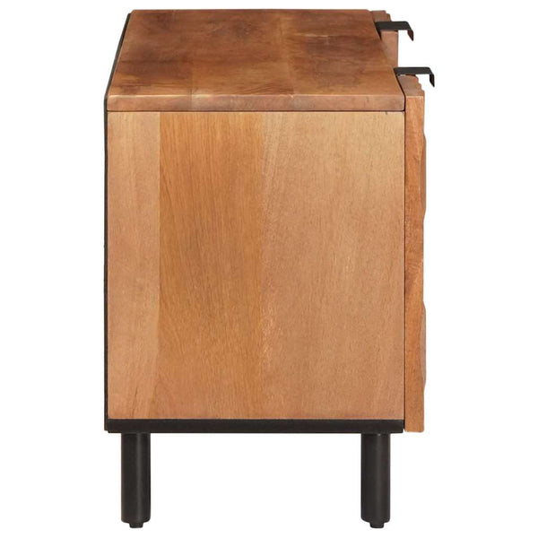 Meuble TV vidaXL avec étagère en acacia marron 105 x 33 x 46 cm