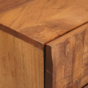 Nachttisch Braun Mango Massivholz 50x33x60cm