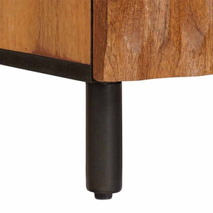 Nachttisch Braun Mango Massivholz 50x33x60cm