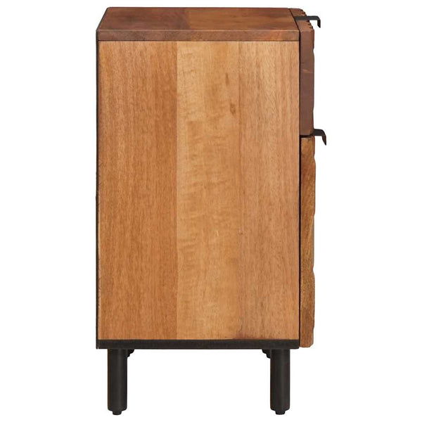 Nachttisch Braun Mango Massivholz 50x33x60cm