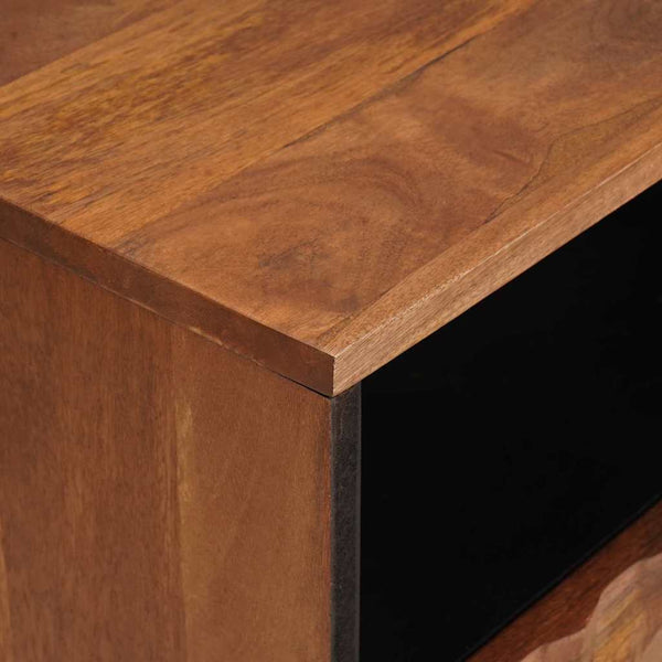 Nachttisch Braun Mango Massivholz 50x33x62cm