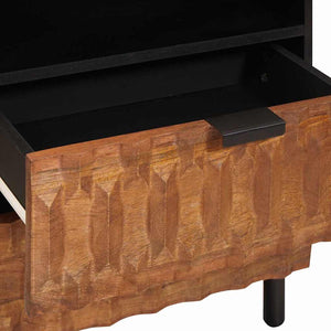 Nachttisch Braun Mango Massivholz 50x33x62cm