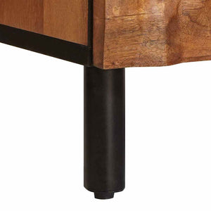 Nachttisch Braun Mango Massivholz 50x33x62cm