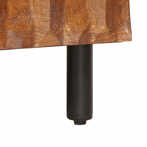 Couchtisch Braun Mango Massivholz 100x54 cm