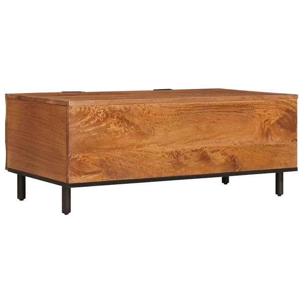 Couchtisch Braun Mango Massivholz 100x54 cm