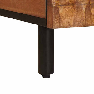 Couchtisch Braun Mango Massivholz 80x54 cm