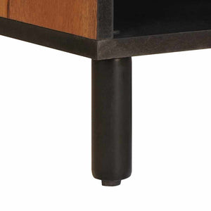 TV-Schrank mit Regal Akazienbraun 80 cm