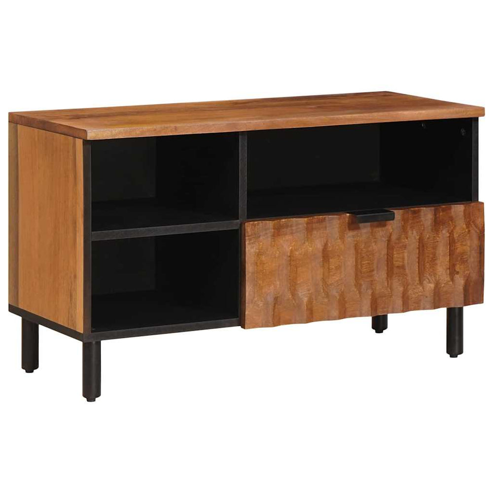 Meuble TV vidaXL avec étagère finition acacia marron 80 x 33 x 46 cm