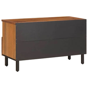 TV-Schrank mit Regal Akazienbraun 80 cm