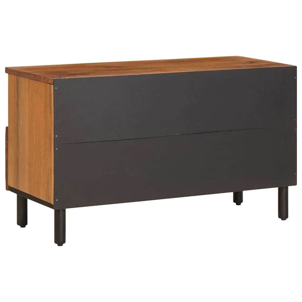TV-Schrank mit Regal Akazienbraun 80 cm