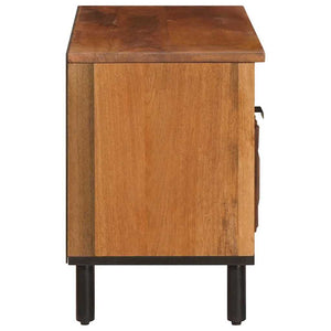 TV-Schrank mit Regal Akazienbraun 80 cm
