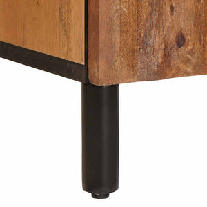 Badschrank Braun Massivholz Mango 38x33x58cm