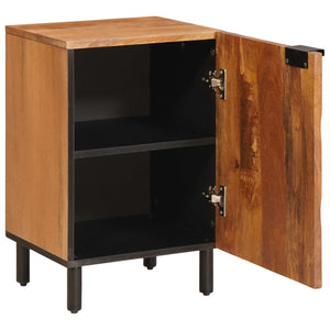 Badschrank Braun Massivholz Mango 38x33x58cm