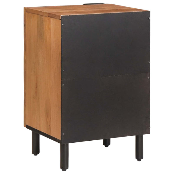 Badschrank Braun Massivholz Mango 38x33x58cm