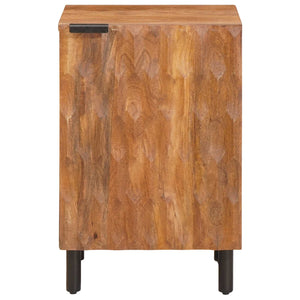 Badschrank Braun Massivholz Mango 38x33x58cm