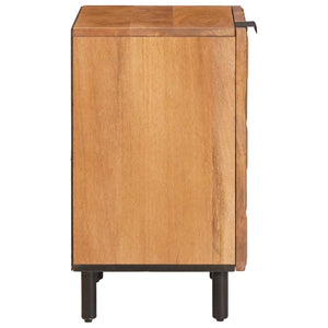 Badschrank Braun Massivholz Mango 38x33x58cm