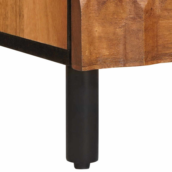 Akazienbraunes Sideboard mit Stauraum 75 cm