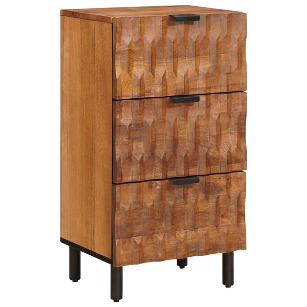 Akazienbraunes Sideboard mit Stauraum 75 cm
