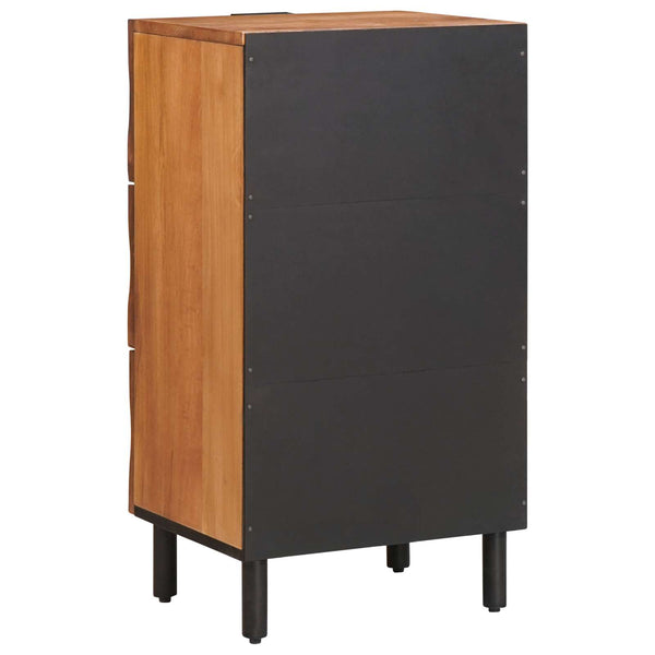 Akazienbraunes Sideboard mit Stauraum 75 cm
