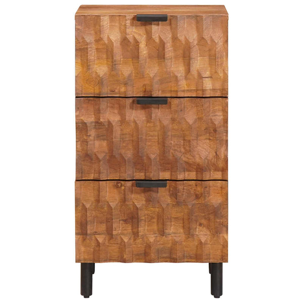 Akazienbraunes Sideboard mit Stauraum 75 cm
