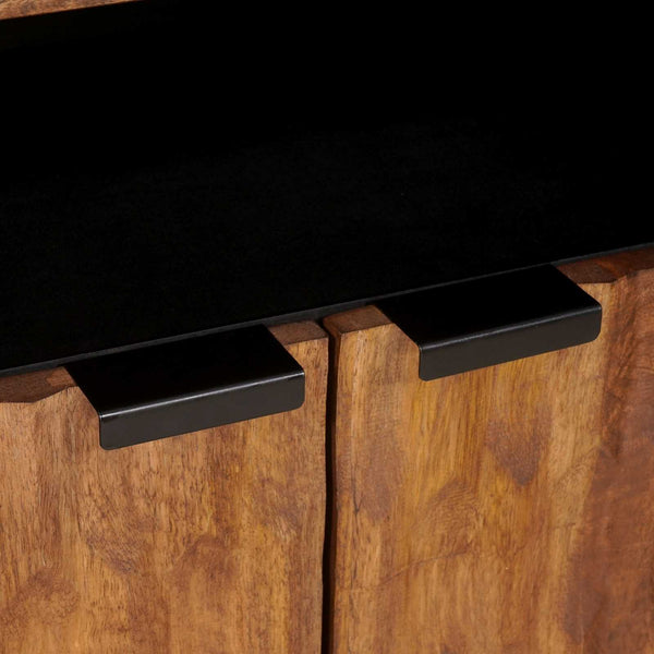 Akazienbraunes Sideboard mit Stauraum 60 cm