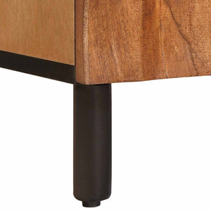 Akazienbraunes Sideboard mit Stauraum 60 cm